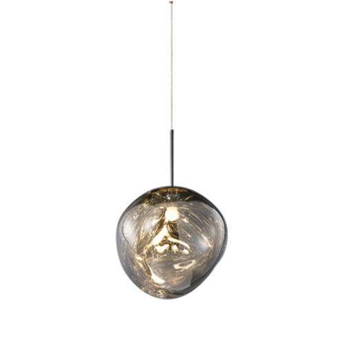

Chromium 40cm Creative Modern Bedroom Bedside Restaurant Cafe Bar Lava Chandelier with 7W Three-Color Light LED
