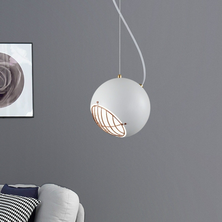 

Creative Macaron Single Head Chandelier without Light Source( White )