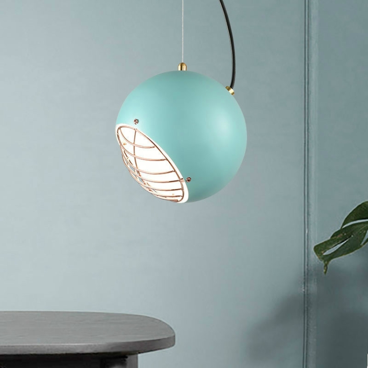 

Creative Macaron Single Head Chandelier without Light Source(Blue )