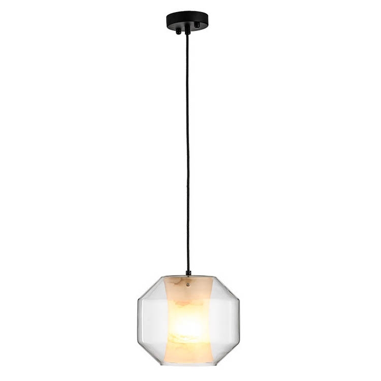 

Small Simple Imitation Marble Model Room Restaurant Bar Bedside Chandelier with 5W Warm LED