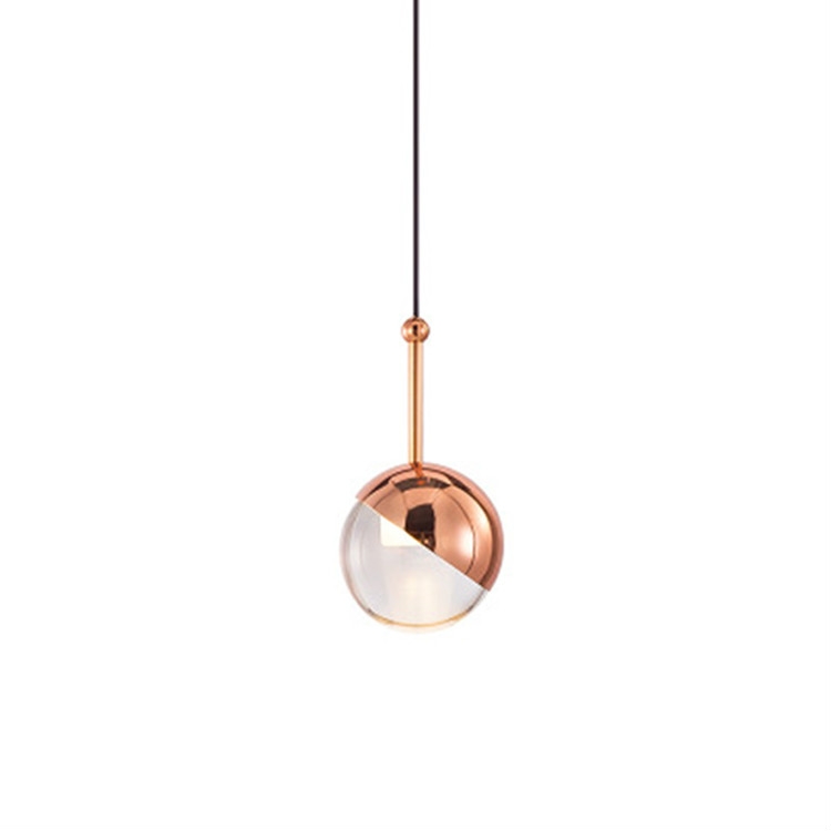 

Creative Ball Chandelier with 7W Three Color Light(Rose Gold )