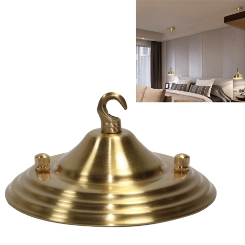 

12cm Chandelier Wall Lamp Full Copper Ceiling Plate Base Lighting Accessories