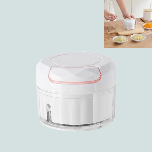

Household Multi-function Kitchen Garlic Device Manual Pounding Garlic(White)