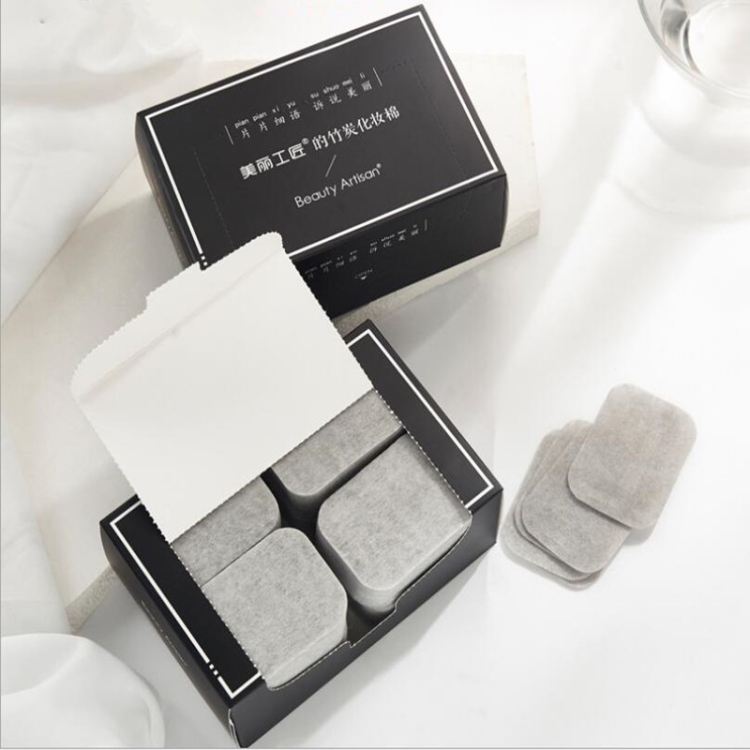 

Bamboo Charcoal Cotton Soft Double Sided Makeup Remover Cotton