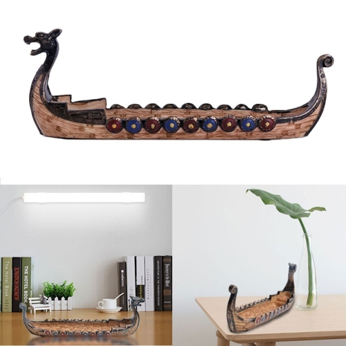 

Pirate Ship Dragon Boat Fragrant Board Resin Crafts Home Decoration Ornaments