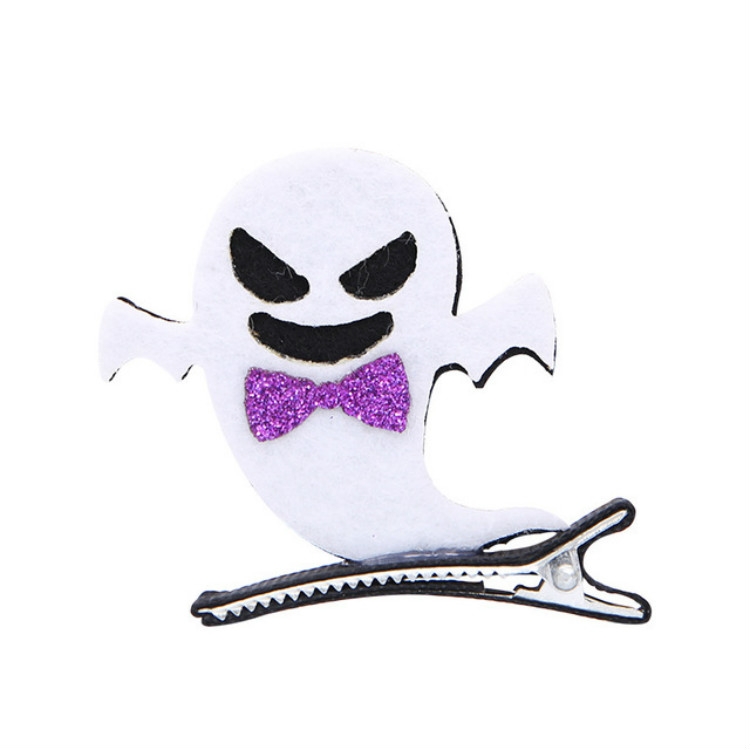 

Children Stereo Hairpin Bat Pumpkin Skull Tiara Hair Cap Accessories(Ghost)