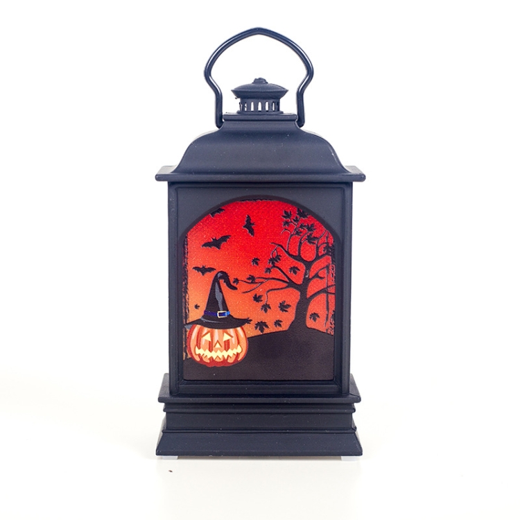

2 PCS Halloween Painted Lights Pendant Bar Desktop Decoration Props(Pumpkins )