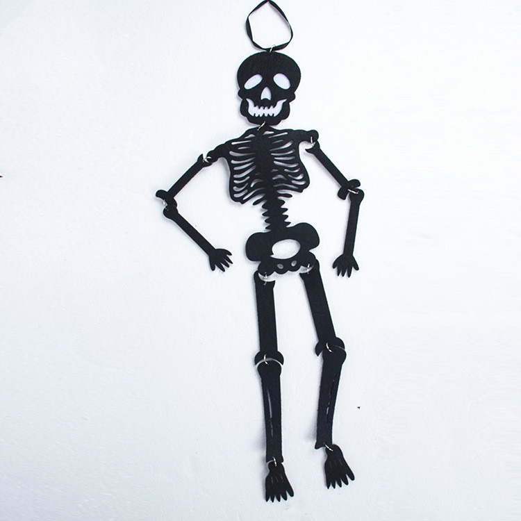 

2 PCS Halloween Bar Mall Spoofing Facade Listing Scene Decorations(Black)
