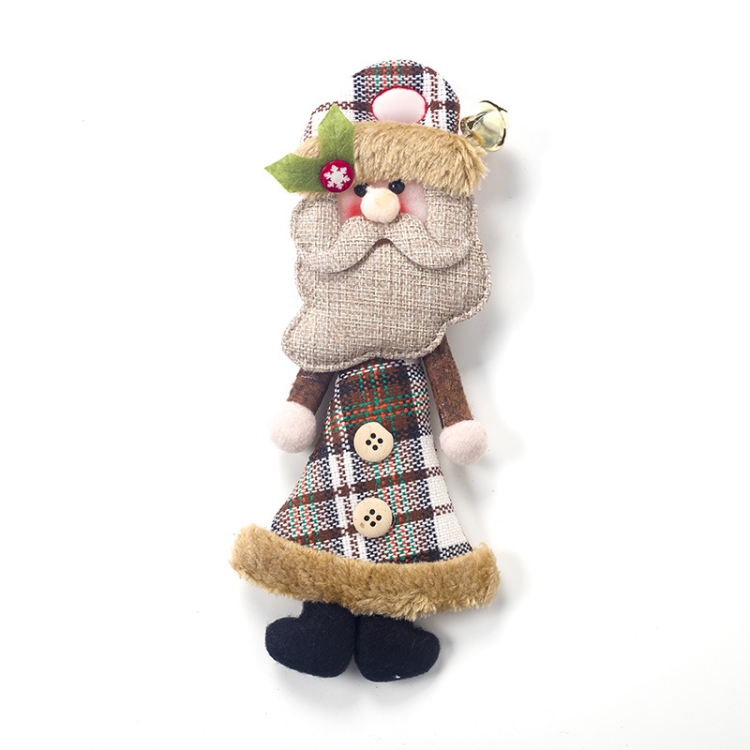 

2 PCS Christmas Cloth Lattice Doll Accessories Scene Decoration(Elder )