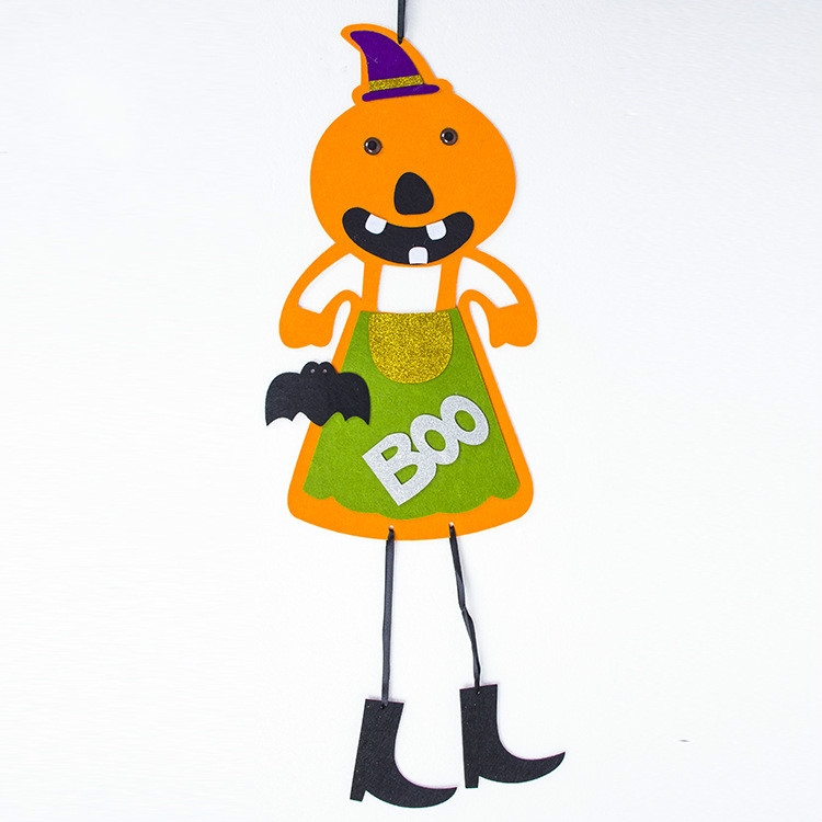 

2 PCSHalloween Bar Mall Funny Door Hanging Decoration Props(Yellow)
