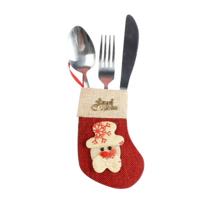 Sunsky 2 Pcs Christmas Table Decorations Christmas Cutlery Sets