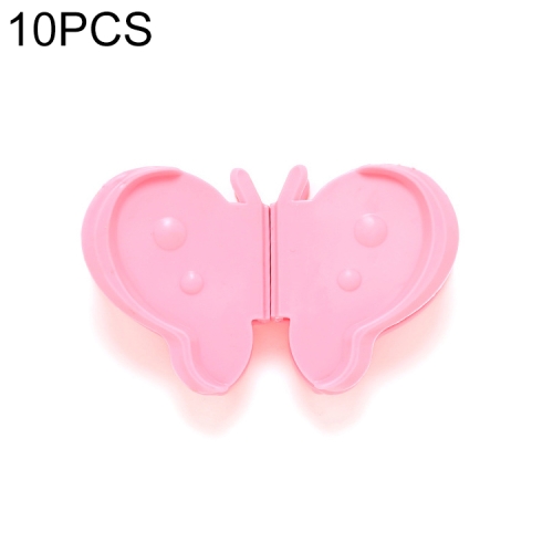 

10 PCS Creative Butterfly Kitchen Insulated Silicone Tray Holder Baking Thickened Hot Proof Cover(Pink)