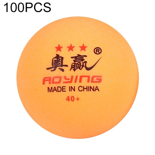 

ROYING 100 PCS Professional ABS Table Tennis Training Ball, Diameter: 40mm, Specification:Orange 3Stars