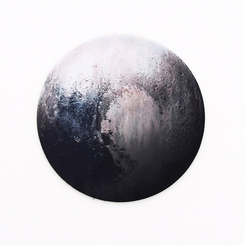 

2 PCS 22cm Cute Fruit Series Round Mouse Pad Desk Pad Office Supplies(Pluto)