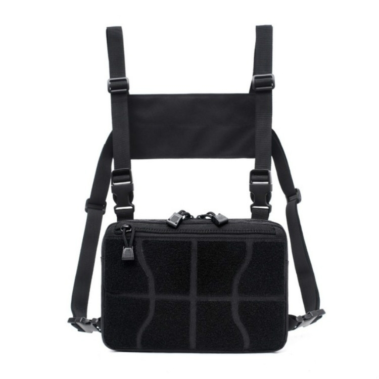 

Multi-functional Chest Bag for Outdoor Sports Portable Storage Backpack(Black)