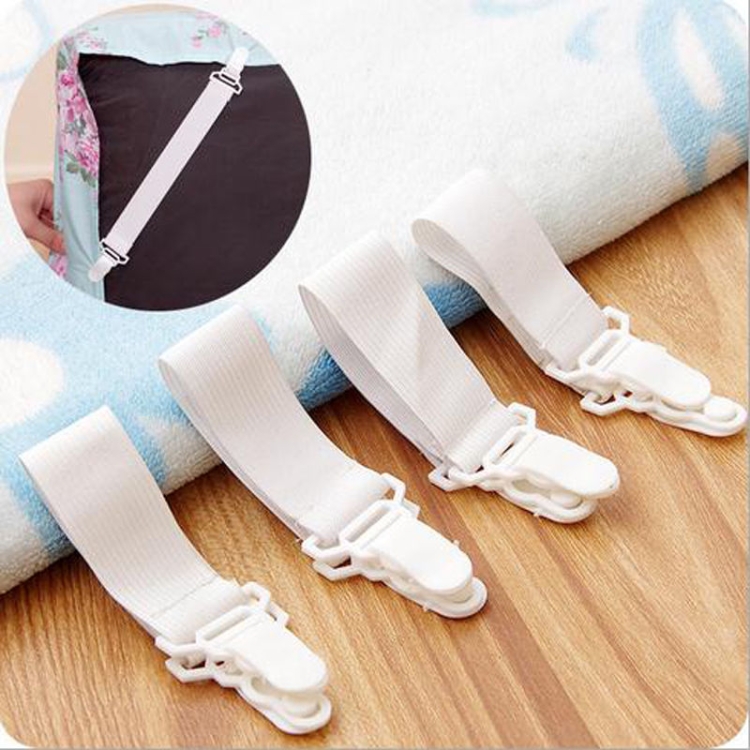 

4 PCS Non Slip Elastic Band Sheet Clips