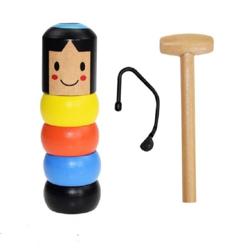 

Small Wooden Man Wooden Puppet Decompression Toy