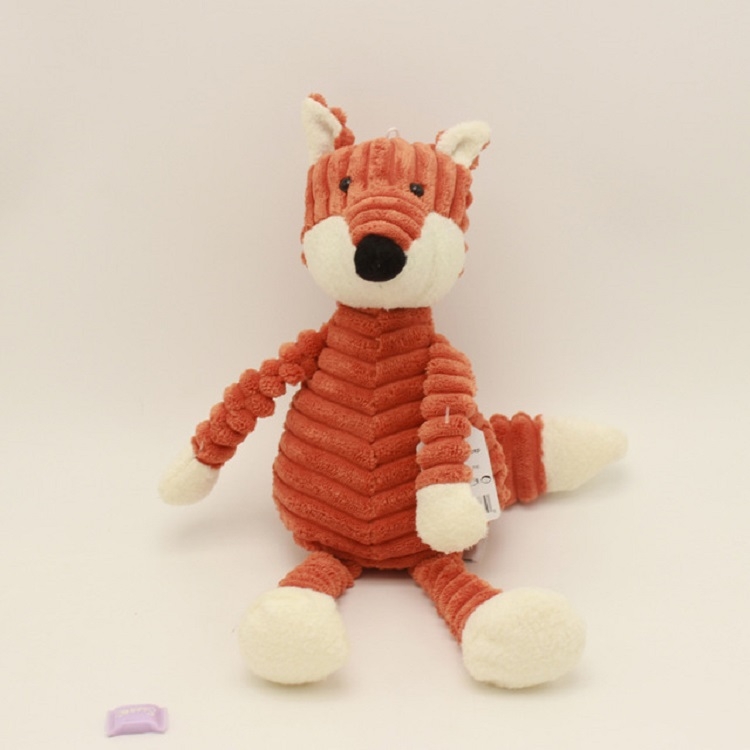 

Striped Animal Plush Toy Doll Creative Animal Doll, Type:Fox, Height:15cm