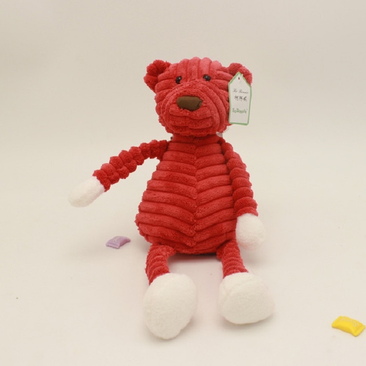 

Striped Animal Plush Toy Doll Creative Animal Doll, Type:Bear, Height:15cm