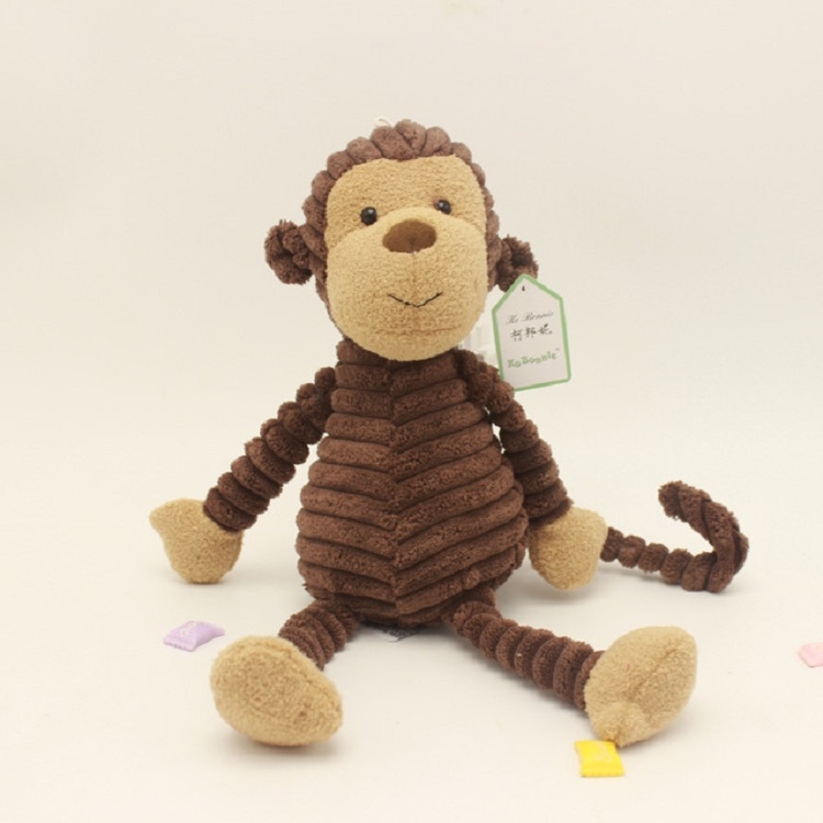

Striped Animal Plush Toy Doll Creative Animal Doll, Type:Monkey, Height:33cm