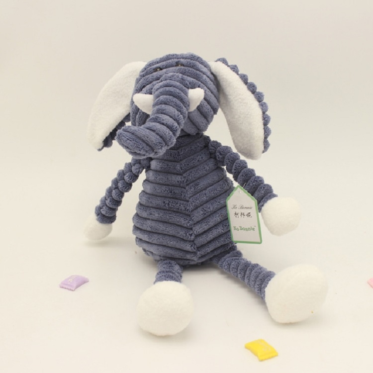 

Striped Animal Plush Toy Doll Creative Animal Doll, Type:Elephant, Height:33cm