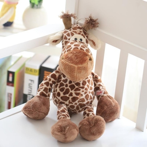 

Cute Giraffe Figurine Creative Cartoon Plush Toy Children Gift, Size:25CM(Brown)