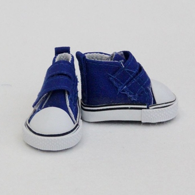 

3 Pairs 5cm Doll Shoes Casual Canvas Sneakers(Royal Blue)