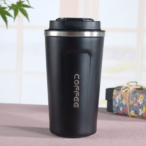 

Double Stainless steel 304 Coffee Mug Car Thermos Mug Travel Thermo Cup 510ml(Black)