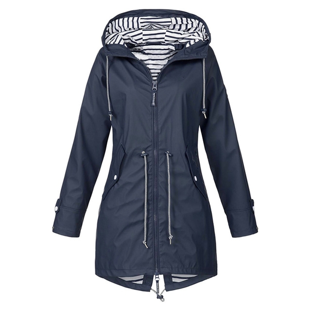LL STUDIO Oxford Fabric Rain Suit Hooded Outdoor Raincoats