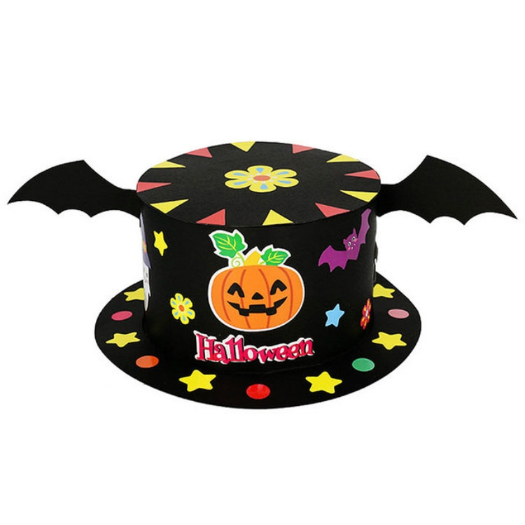

Halloween Hat Festival Party Decoration Toys Children Handmade Educational Toy, Type:Flat Cap