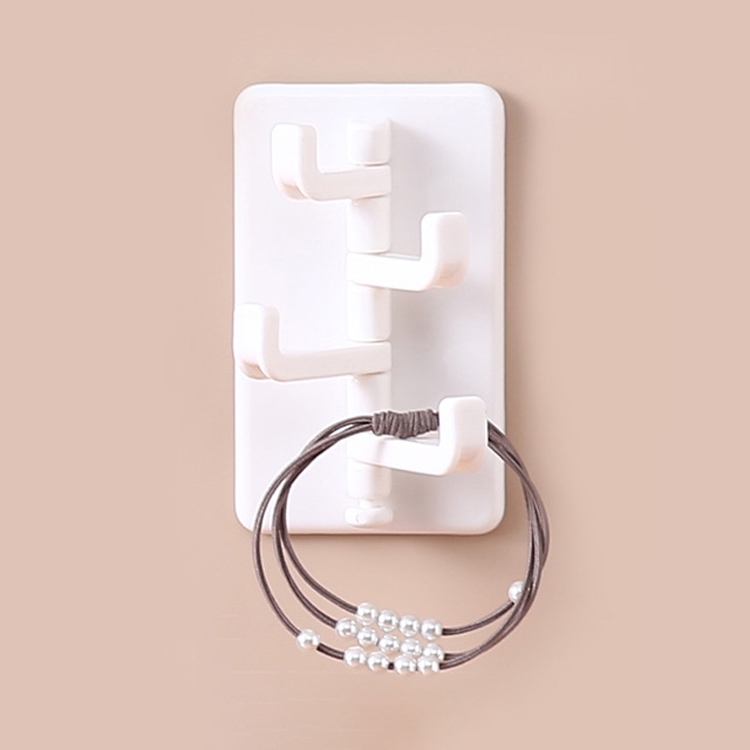 

Creative Organ Kitchen Wall Hanging Nailless Door Behind No Trace Hook(White)