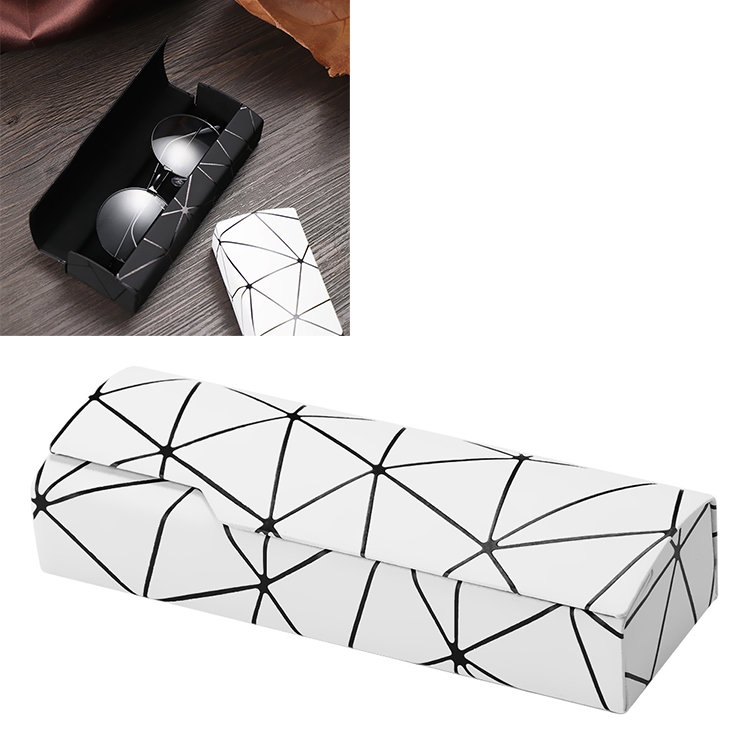 

Lattice Pattern Portable Glasses Box(White)