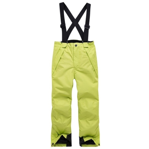 

Candy Color Winter Warm Breathable Waterproof Windproof Snowboard Kids Pant, Size: 122-128(Green)