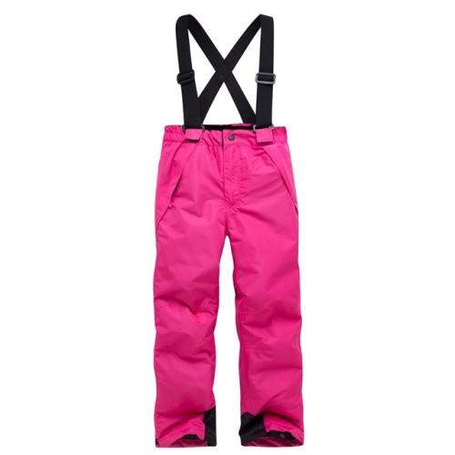 

Candy Color Winter Warm Breathable Waterproof Windproof Snowboard Kids Pant, Size: 122-128(Magenta)