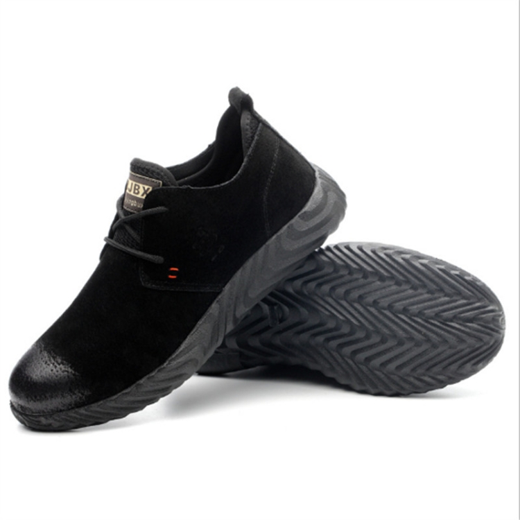 

Anti-smashing Anti-piercing Labor Insurance Shoes Non-slip Wear-resistant Work Shoes, Size:44(Black)