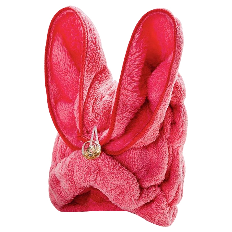 

Microfiber Solid Hair Turban Quickly Dry Hair Hat Wrapped Towel(Pink)