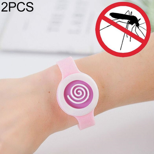 

2 PCS Child Pregnant Women Can Use Mosquito Repellent Watches for Long-Lasting Repellent, Random Color Delivery