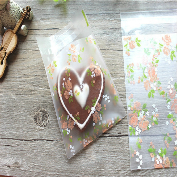 

5 Packs Self Adhesive Seal OPP Plastic Bags Wedding Gifts Bag Candy Packaging Bag, Size:10x10cm