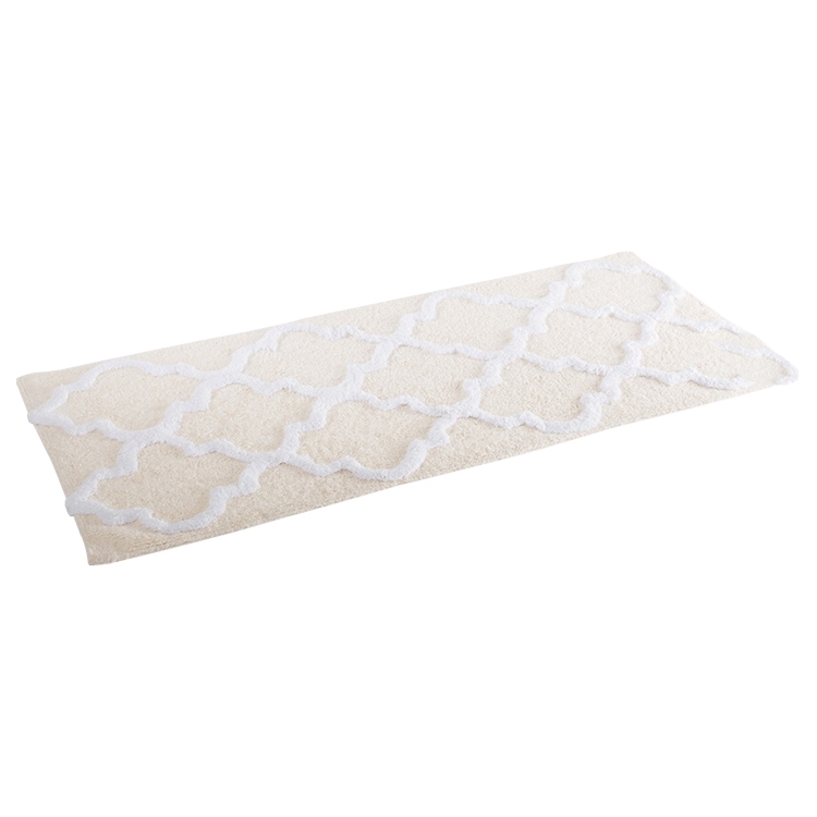 

Microfiber Washable Mat Non-Slip Bath Carpets for Bathroom, Size:45x65cm(Beige)