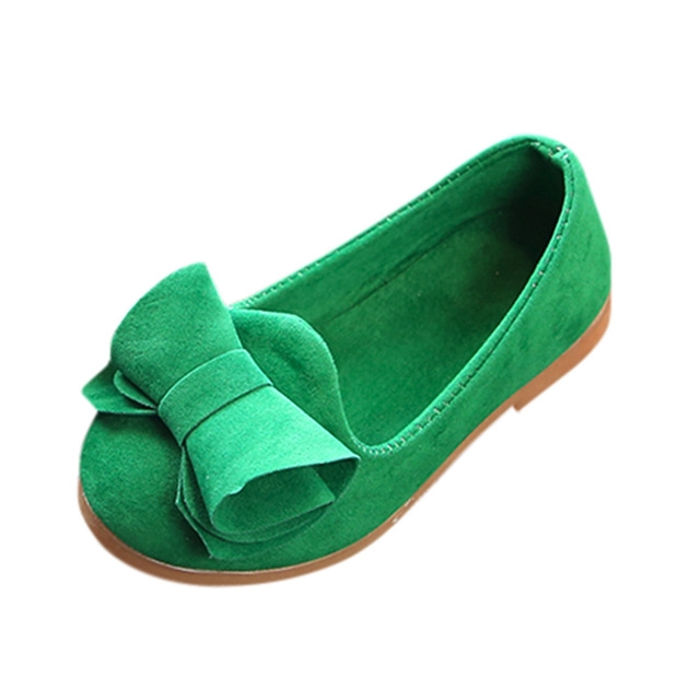 green baby girl shoes