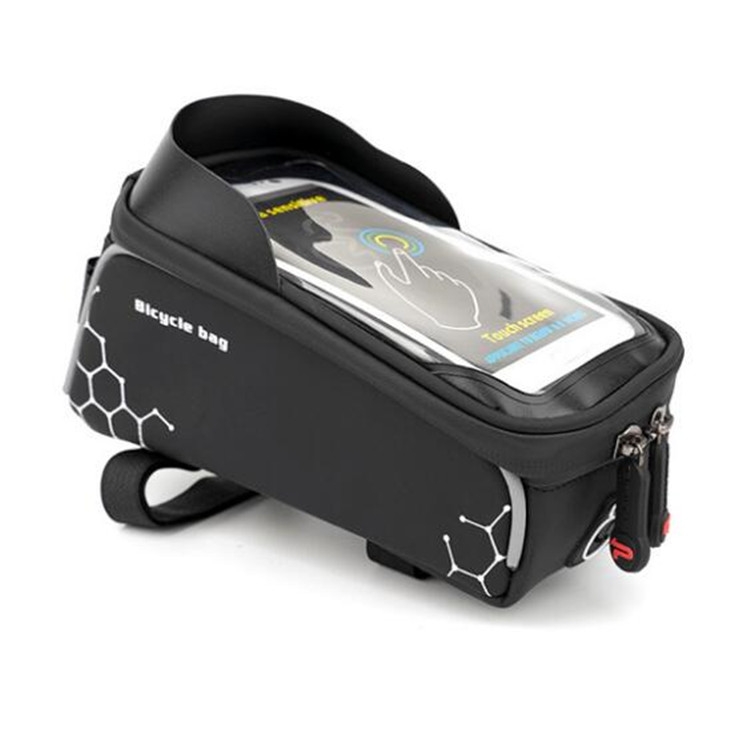 

PROMEND Waterproof MTB Road Bike Touch Screen Bag for 6.0 Inch Phone, Color:Black-white neutral magic square