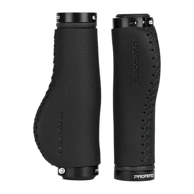 

PROMEND Mountain Bicycle Sponge Leather Anti-Skid Grip Ergonomic Handle(All black line)
