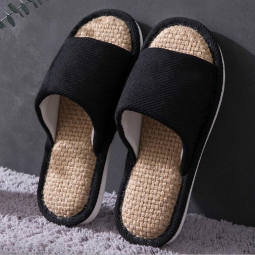 Indoor Cotton Fabric Slippers, Size 