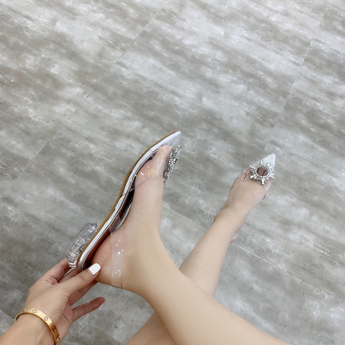 transparent sandals for women