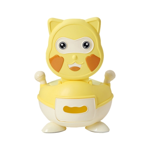 

Cute Cartoon Child Baby Bottom Non-slip Soft and Hard Toilet, Style:PVC Hard Pad(Vigor Yellow)