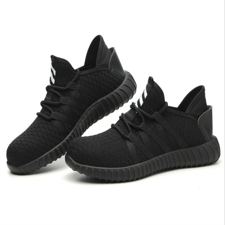 

Insulated 6KV Flying Woven Protective Safety Shoes, Size:46(Black )