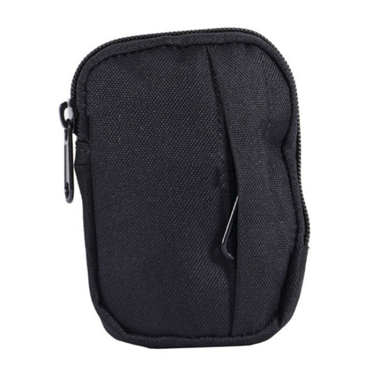 

Wear-resistant Nylon Waterproof Outdoor Sports Bag Small Waist Bag(Black)