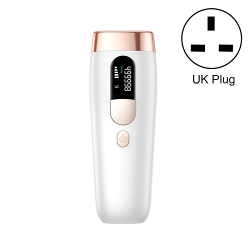 

Home Laser Hair Removal Apparatus Mini Portable Photon Skin Rejuvenation Hair Removal Apparatus, Specification:UK Plug(White)