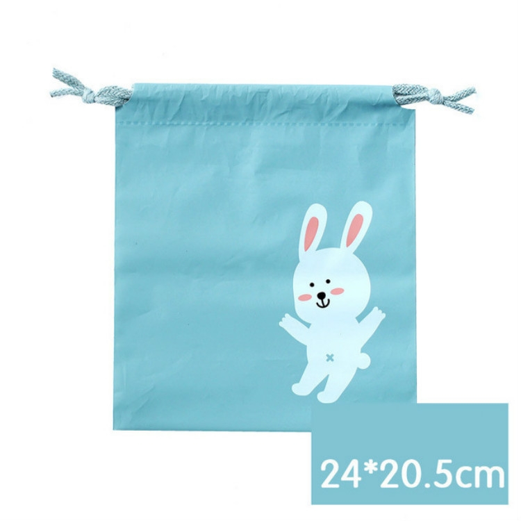 

2 PCS Cute Travel Waterproof Clothes Toy Bag Shoes Sorting Bag, Size:S(Cute Rabbit)