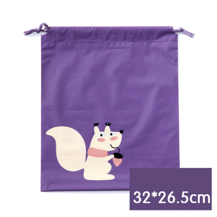 

2 PCS Cute Travel Waterproof Clothes Toy Bag Shoes Sorting Bag, Size:M(Pine Sprout)